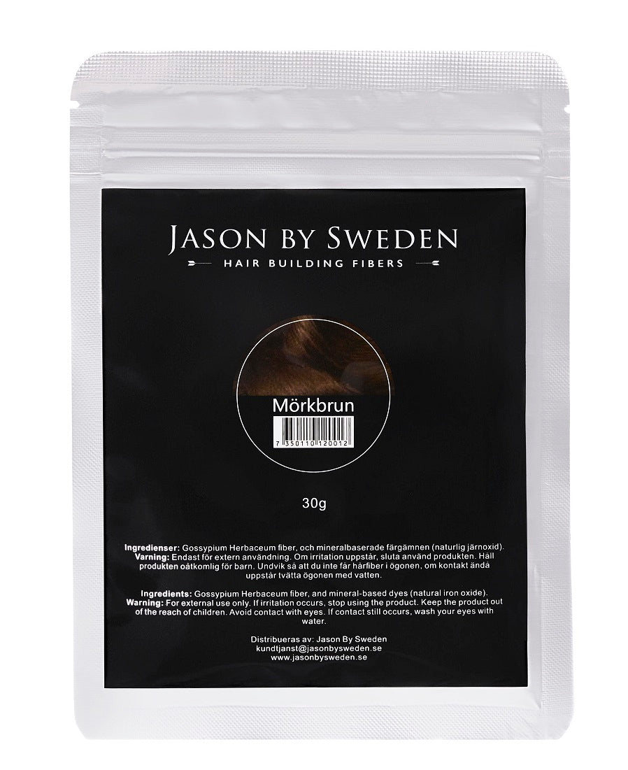 Jason By Sweden - Refill - 30g - Dark Brown -  Mørkebrun