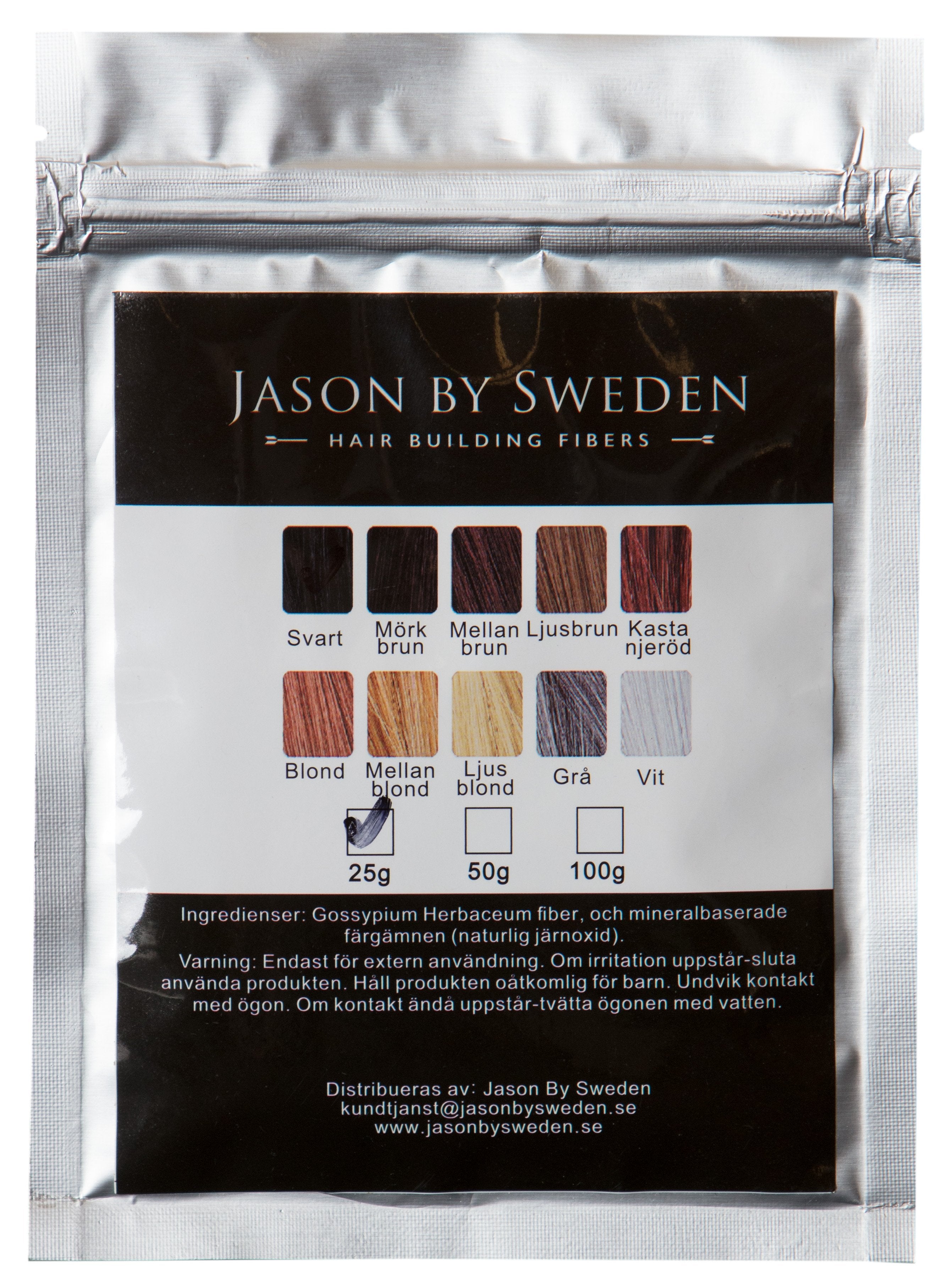 Jason By Sweden - Refill - 30g - Gray -  Grå