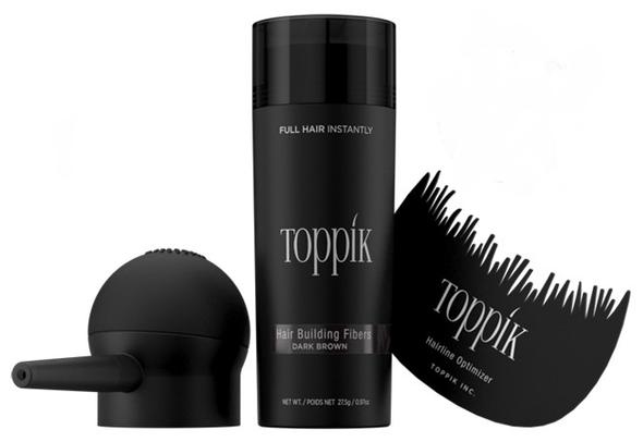 Toppik Large (optional color) - 27.5g + Applicator + Comb